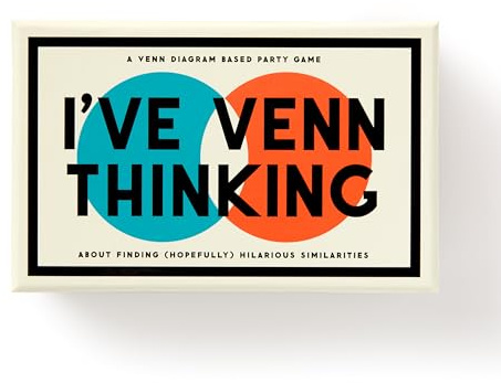 I've Venn Thinking – Fun Party Card Game About Finding Funny Common Things from Unexpected Pairings for Adults, Ages 13+