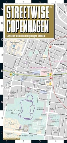 Streetwise Copenhagen Map: Laminated City Center Street Map of Copenhagen, Denmark (Michelin Streetwise Maps)