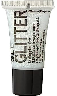 Stargazer Glitter Gel, Maquillaje de ojos con brillos (Blanco) - 1 unidad
