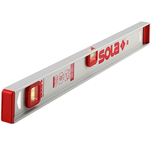 Sola 1250701 Alu-I-Wasserwaage I 50 cm in grau/rot