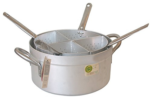 Pardini Faitout Moyen avec 4 Compartiments, Aluminium, Gris, 32 cm