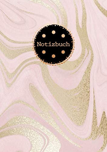 Notizbuch: Marble Gold Design Blankobuch Din A4 mit 120 zum Selbstgestalten | Praktisch als Skizzenbuch bzw. Zeichenbuch | Leeres Erinnerungsbuch mit Soft Cover