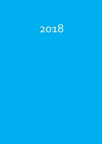 dicker TageBuch Kalender 2018 - KARIBIKBLAU: Endlich genug Platz für dein Leben! 1 Tag = 1 A4-Seite