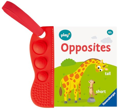 Ravensburger Play+ Flip & Pop - Opposites | Interactive Learning Book | Tactile Exploration & Early Concepts