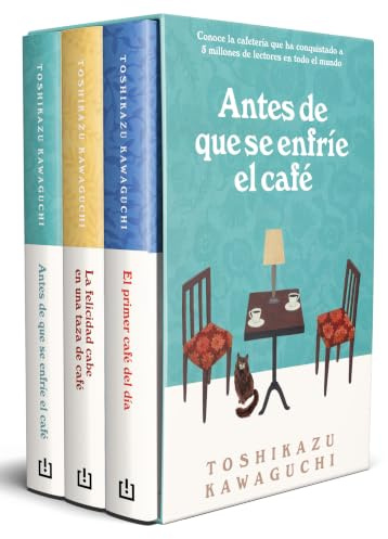 Estuche Antes de que se enfríe el café: Contiene: Antes de que se enfríe el café | La felicidad cabe en una taza de café | El primer café del día (Best Seller | Ficción)