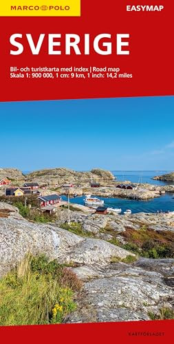 Sverige EasyMap MarcoPolo 1:900 000