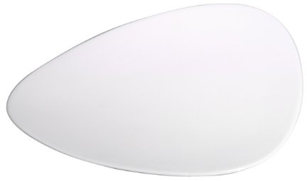 Alessi Colombina Collection-Grande soucoupe en mélamine, Blanc, Lot de 6
