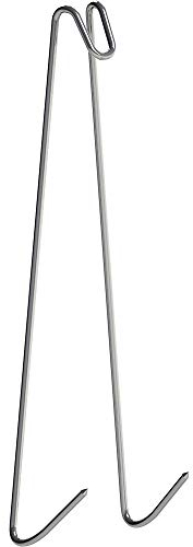 BROWIN® Raucherhaken für Fisch mit Zwei Zinken 311303 | Langlebige Edelstahlhaken für perfekte Räucherergebnisse | Zubehör für Profi- und Hobbyräucherer | 5 Stück