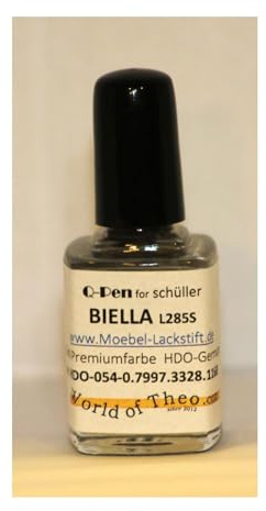 HDO Lackstift für SCHÜLLER Biella L285S – Q-Pen Original | Ausbesserungsfarbe Anthrazit Satin | Reparaturstift für Möbel & Küchenfronten