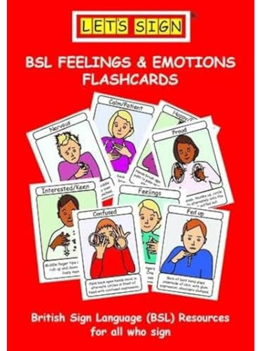 Let's Sign BSL Feelings & Emotions Flashcards