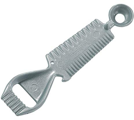 Westmark Mehrzweckgarnierer/-dekorierer, zum Verzieren von Speisen, Aluminium, Decorex Spezial, Silber, 31102270, 15 x 3.8 x 2 cm