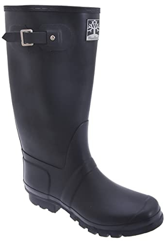 Woodland counTRY Wide Fit unisex spänne Wellington stövlar grön