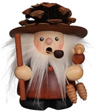 Räuchermännchen Zapfenmann natur - 9cm - Original Erzgebirge Räuchermann - Christian Ulbricht