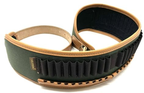 Delfiero Cartuccera cordura e pelle per cartucce di carabina
