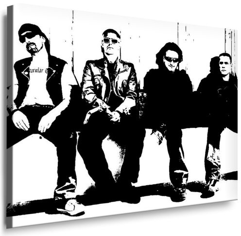 Kunstdruck U2 - Bono Leinwand Bild 100x70cm k. Poster ! Bild fertig auf Keilrahmen ! Pop Art Gemälde Kunstdrucke, Wandbilder, Bilder zur Dekoration - Deko. Musik Stars Kunstdrucke