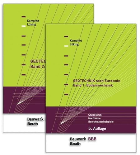 Paket Geotechnik nach Eurocode: Band 1: Bodenmechanik + Band 2: Grundbau Bauwerk-Basis-Bibliothek