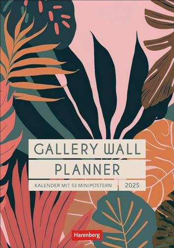 Gallery Wall Planner 2025 - Kalender Mit 53 Minipostern: Wochenplaner in Modernem Design für Den Trendigen Galerie-Look. Zum Aufhängen (Harenberg)