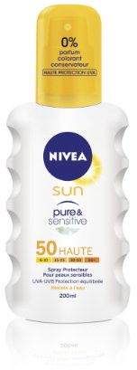 Nivea Sun - Spray Pure & Sensitive FPS50 - 200 ml