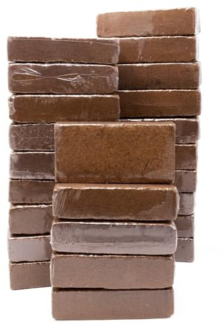 Kokoshumusziegel als Hochbeeterde, Blumenerde für Pflanzen/Zimmerpflanzen - 24x650g - natürliche Kokoserde als Alternative zur herkömmlichen Blumenerde für EIN kräftiges Wurzelwachstum (216 Liter)