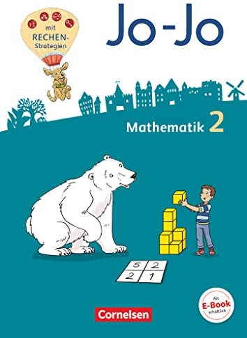 Jo-Jo Mathematik 2. Schuljahr - Allgemeine Ausgabe 2018 - Schülerbuch mit Kartonbeilagen und Lernspurenheft: Mit BuchTaucher-App inkl. Videos und Audios zum Schulbuch