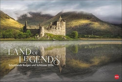 Land of Legends Kalender 2024. Ein Wandkalender im Großformat, der Schottland in seiner wilden Schönheit zeigt. Großer Fotokalender voll ... Schlösser.: Schottlands Burgen und Schlösser