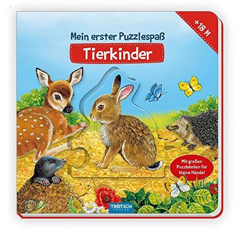 Trötsch Puzzlebuch Mein erster Puzzlespaß Tierkinder: Kinderbuch Beschäftigungsbuch Entdeckerbuch Puzzlebuch