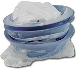 10 Stück Spuckbeutel von ASID BONZ, 1,5 L Aufnahmekapazität, Kotztüte, Spucktüte, Brechbeutel