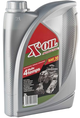 X'OIL - Huile 4T - SAE 30 API SJ/CD JASO MA - 2 Litres (L'emballage de l'article peut varier), Marron