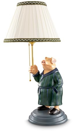 Inkognito Amélie Schweine Lampe | Nachttischlampe, Stehlampe | bekannt aus „Die fabelhafte Welt der Amélie“ | Höhe 64 cm