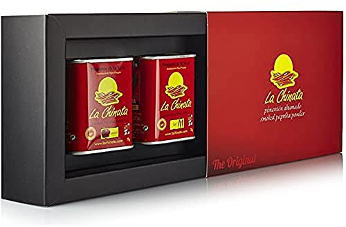 SIYECAO Pimentón de la Vera Ahumado pack regalo la Chinata Dulce y Picante latas 70g