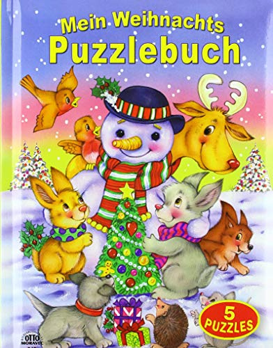 Mein Weihnachts-Puzzlebuch: 5 Puzzles
