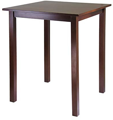 Winsome Parkland High Dining Table, 39 High, 34 Wide, Walnut