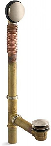 Kohler K-7259-BV 1-1/2 Toe-Tap Adj 14 to 20 Bathtub Drain Bronze