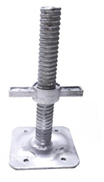 1 x Gerüstspindel 38 mm x 0,80 m Gerüstfuß Gewindefussplatte Spindel NEU
