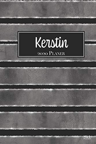 Kerstin 2020 Planer: A5 Minimalistischer Kalender Terminplaner Jahreskalender Terminkalender Taschenkalender mit Wochenübersicht