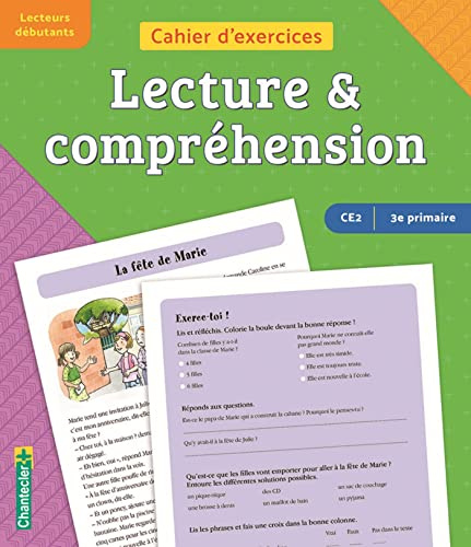 Cahier d'exercices lecture & compréhension (CE2 -3e primaire) (vert-violet)