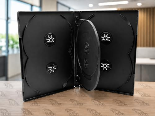Vision Media - 6 Way Nero Multi DVD/CD Case (10pcs) 14mm Dorso