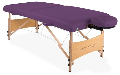 Inner Strength Element Mobile Massageliege - Klappbar, Standard Endplatten inkl. Kopfstütze und Tragetasche