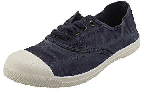 Natural World Eco - 102E Women's Trainers - Organic Cotton - 100% EcoFriendly - Dark Blue Color