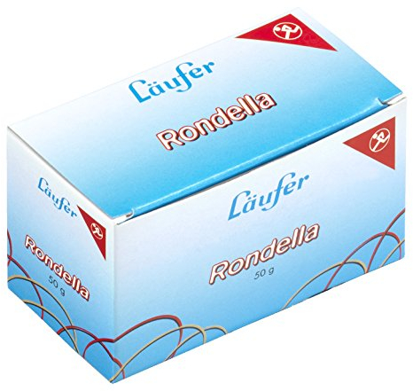 Läufer - Elastici rotondi in gomma Scatola 50 g 100 mm Ø Colore: rosso