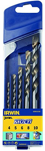 IRWIN 10501938 Cordless Multi-Purpose Drill Bit Set for Cordless Drills 4-10mm