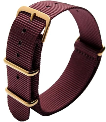 OliBoPo Nato Style Waterproof Ballistic Nylon Watch Strap Watch Bands Bracelet