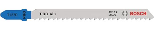 Bosch Professional 5x Lame per seghetto alternativo T 127 D Special for Alu (per Alluminio, accessorio Seghetto alternativo)