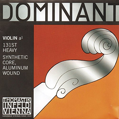 Thomastik-Infeld Dominant cuerda de violín La 4/4 – cuerda individual (131st), núcleo sintético, entorchado de aluminio, tensión fuerte