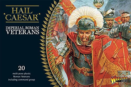 Warlord Games Imperial Romans Veterans - 28mm Scale Plastic Miniatures for Hail Caesar Highly Detailed Ancient Era Miniatures