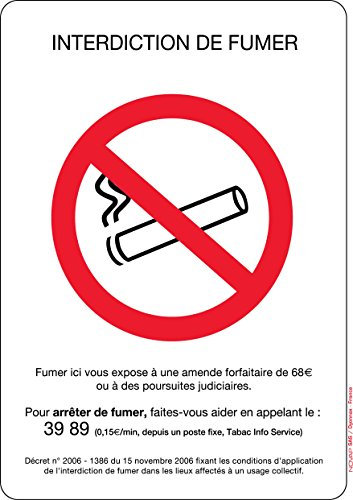 'novap – Cartello divieto di fumare – 297 x 420 mm rigida