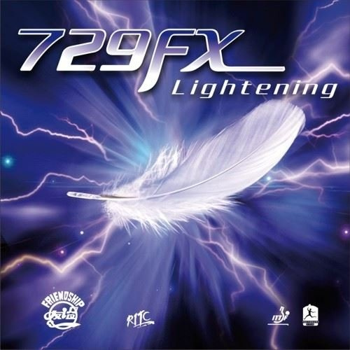 Friendship 729 Super FX Lightening (2,2 mm - schwarz) | - China Tischtennis Belag | ITTF | TT-Spezial - Schütt Tischtennis