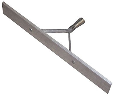 STUBAI Alu-Teerverteiler oder Teerschieber 70cm gerade 700x315x100mm, frische Teermasse sowie Sand, Asphalt und Split im Straßenbau und Wegebau