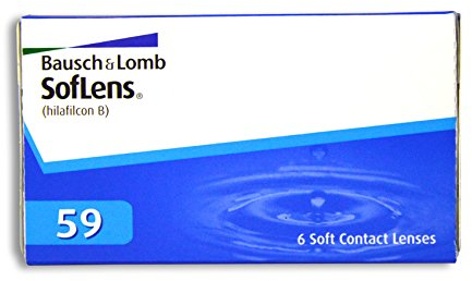 Bausch & Lomb SofLens 59, Monatslinsen-- 1,00