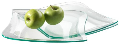 Mäser, Serie La Musica, Platzteller aus Glas, Serviergeschirr im 3er-Set